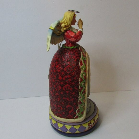 Jim Shore lighted musical angel nativity scene Silent Night 4006648 Christmas - Picture 9 of 11